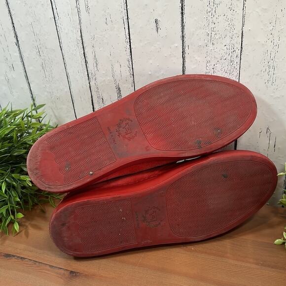 Del Toro Men's Red Suede Chukka Sneaker Size 11 - Picture 11 of 12